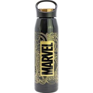 Černá nerezová dětská termoska 665 ml Marvel – STOR obraz