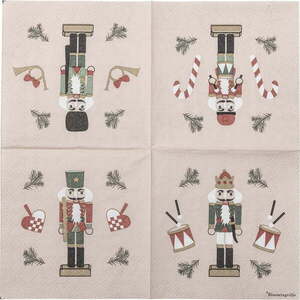Papírové ubrousky v sadě 20 ks 25x25 cm Jolly – Bloomingville obraz