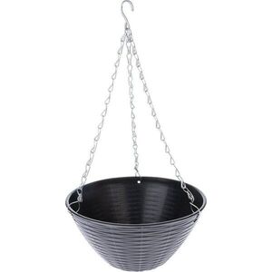 Plastový závěsný obal na květináč 3 ks ø 30 cm – Dakls obraz