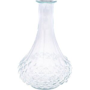 Krémová skleněná váza (výška 21 cm) – Dakls obraz
