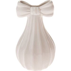 Krémová porcelánová váza (výška 12 cm) – Dakls obraz