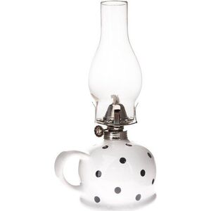 Keramická petrolejová lampa (výška 28 cm) – Dakls obraz