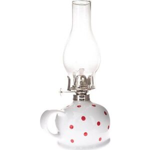 Keramická petrolejová lampa (výška 28 cm) – Dakls obraz