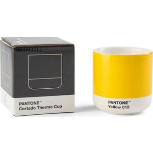 Žlutý keramický hrnek 175 ml Cortado Yellow 012 – Pantone obraz