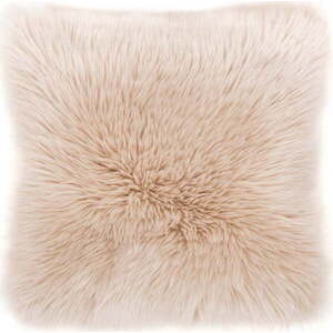 Béžový polštář Tiseco Home Studio Sheepskin, 45 x 45 cm obraz
