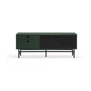 Tmavě zelený TV stolek 140x52 cm Punto - Teulat obraz