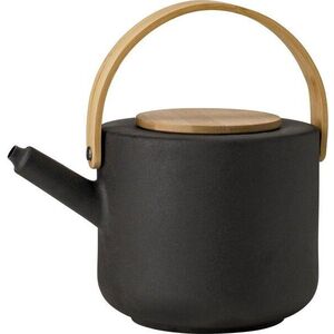 Černá kameninová konvice na čaj 1, 25 l Theo – Stelton obraz