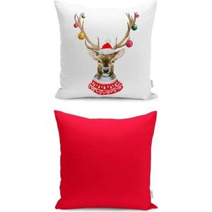 Povlaky na polštáře v sadě 2 ks s vánočním motivem 43x43 cm Merry Christmas – Mila Home obraz