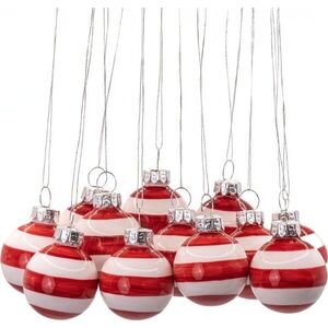 Skleněné ručně vyrobené vánoční koule v sadě 12 ks ø 3 cm Mini Bauble – Sass & Belle obraz