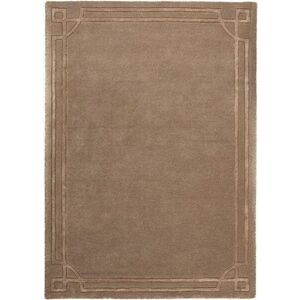 Hnědý ručně tkaný vlněný koberec 200x290 cm Gatsby – Flair Rugs obraz
