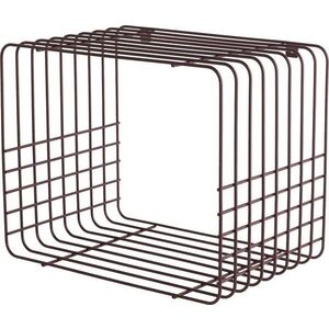 Vínová patrová kovová police 38 cm Wire – Mette Ditmer Denmark obraz