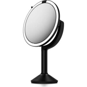 Kosmetické zrcadlo s osvětlením/zvětšovací (zvětšení 5x/zvětšení 10x) ø 20 cm Trio – simplehuman obraz