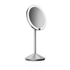 Kosmetické zrcadlo s osvětlením/zvětšovací (zvětšení 10x) ø 12 cm – simplehuman obraz