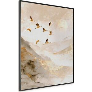 Tištěný obraz s rámem 60x80 cm Golden Peaks II – Styler obraz