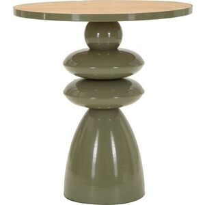 Kovový kulatý odkládací stolek ø 45, 5 cm Metal Console – Mauro Ferretti obraz
