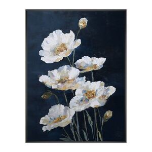 Tištěný obraz s rámem 60x80 cm White Poppies – Styler obraz