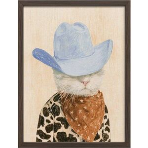 Tištěný obraz s rámem 30x40 cm Howdy Cat – Styler obraz