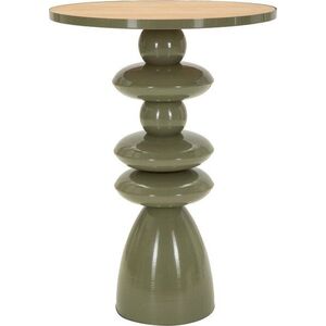 Kovový kulatý odkládací stolek ø 45, 5 cm Metal Console – Mauro Ferretti obraz
