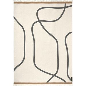Krémová deka 130x175 cm Shadow – Mette Ditmer Denmark obraz