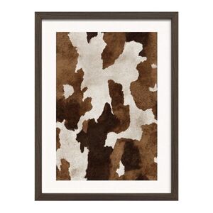 Tištěný obraz s rámem 30x40 cm Cowhide – Styler obraz