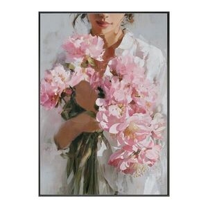 Tištěný obraz s rámem/na plátně 70x100 cm Floral Embrace – Styler obraz