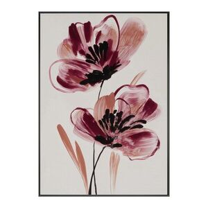 Tištěný obraz s rámem/na plátně 70x100 cm Burgundy Blooms – Styler obraz
