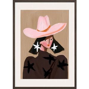 Tištěný obraz s rámem 50x70 cm Cowgirl – Styler obraz