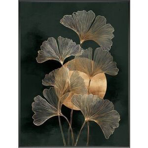 Tištěný obraz s rámem 60x80 cm Gold Ginkgo – Styler obraz
