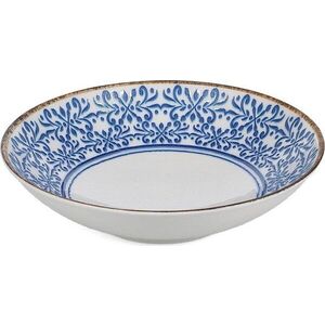 Bílá/modrá porcelánová polévková miska 1 l Azul – BonBistro obraz