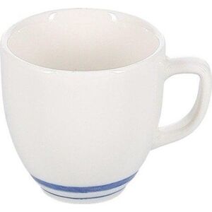 Bílý/modrý porcelánový šálek na cappuccino 200 ml Azul – BonBistro obraz