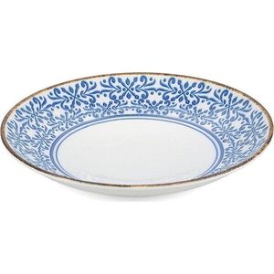 Bílá/modrá porcelánová mísa ø 25, 5 cm Azul – BonBistro obraz