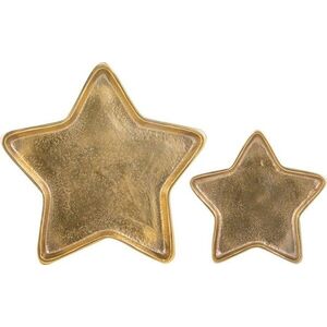 Kovový dekorační tác 19x20 cm Noelle Star – Ladelle obraz