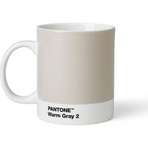 Světle šedý porcelánový hrnek 375 ml Warm Gray 2 – Pantone obraz