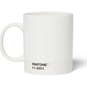 Bílý porcelánový hrnek 375 ml Cortado Cloud Dancer 11-4201 – Pantone obraz