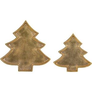 Kovový dekorační tác 24x23 cm Noelle Christmas Tree – Ladelle obraz