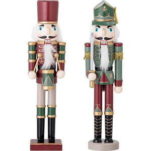 Dřevěné vánoční figurky v sadě 2 ks (výška 38 cm) Darren – Bloomingville obraz