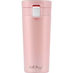 Růžový cestovní termohrnek Vialli Design Fuori, 400 ml obraz