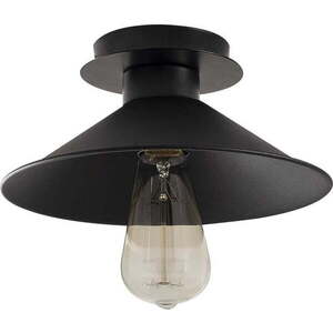 Černé stropní svítidlo s kovovým stínidlem ø 24 cm Berceste – Opviq lights obraz