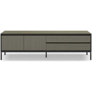 Tmavě zelený TV stolek 180x55 cm Lorenza – Marckeric obraz