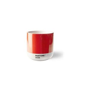 Červený porcelánový šálek na cappuccino 175 ml Red 2035 – Pantone obraz