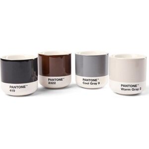 Porcelánové šálky v sadě 4 ks na espresso 100 ml Macchiato – Pantone obraz