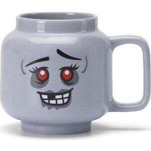 Šedý keramický dětský hrnek na latte 530 ml Zombie – LEGO® obraz