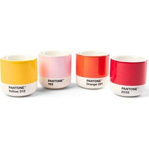 Porcelánové šálky v sadě 4 ks na espresso 100 ml Macchiato – Pantone obraz