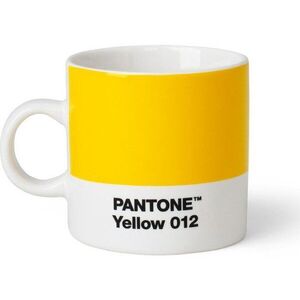 Žlutý porcelánový šálek na espresso 120 ml Yellow 012 – Pantone obraz
