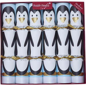 Vánoční crackery v sadě 6 ks Racing Penguin - Robin Reed obraz