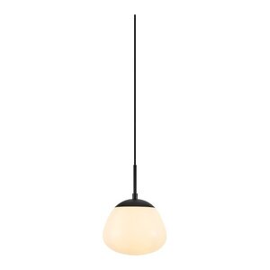 Bílé/černé skleněné závěsné svítidlo ø 18 cm Rise – Markslöjd obraz