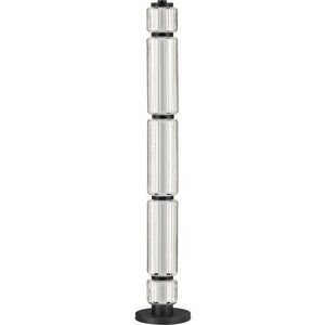 Matně černá skleněná LED stojací lampa (výška 123 cm) Liesa – Nova Luce obraz