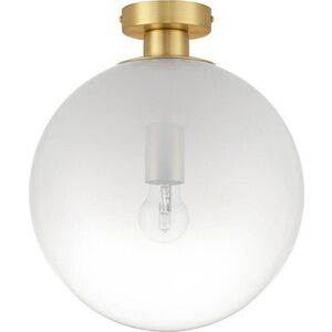 Bílé/ve zlaté barvě skleněné stropní svítidlo Vita – Nova Luce obraz