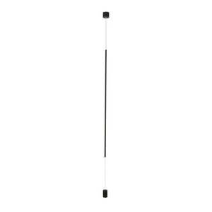 Matně černá hliníková LED stojací lampa (výška 300 cm) Elettra – Nova Luce obraz