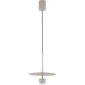 Béžové hliníkové LED závěsné svítidlo ø 30 cm Edem – Nova Luce obraz